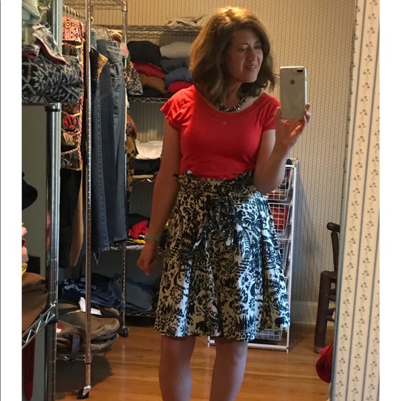 Palm Garden Skirt for Anthro by Corey Lynn Calter - Picture 4 of 8